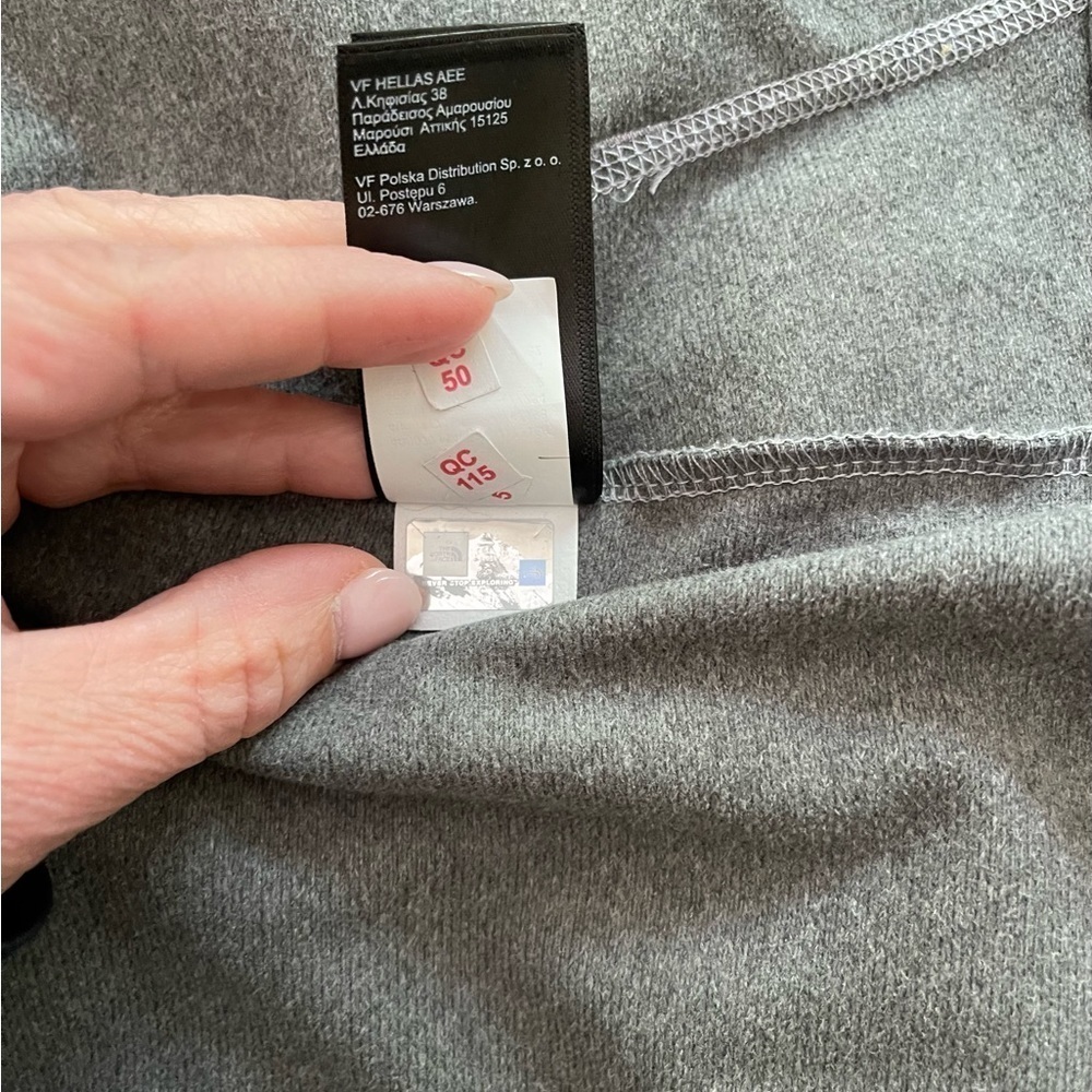The North Face Jacket Tech Mezzaluna Full Zip Lightweight Gray Size Medium - Picture 11 of 13